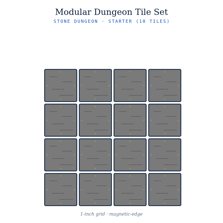Modular Dungeon Tile Set