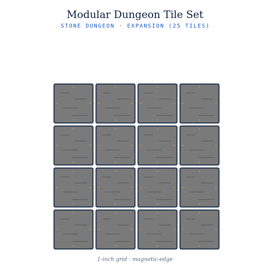 Modular Dungeon Tile Set