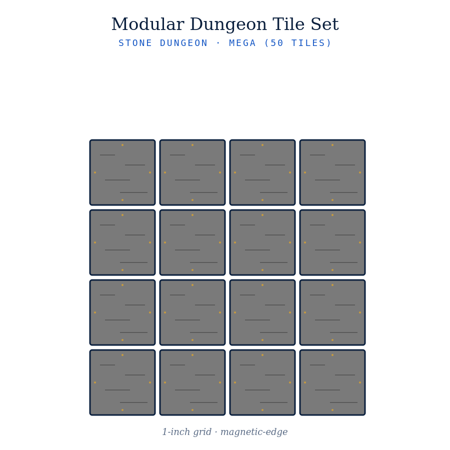 Modular Dungeon Tile Set