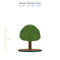Resin Terrain Trees