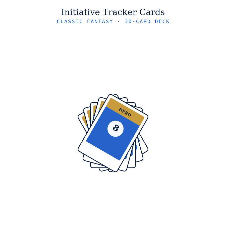 Initiative Tracker Cards