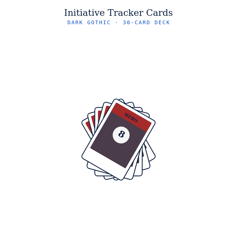 Initiative Tracker Cards