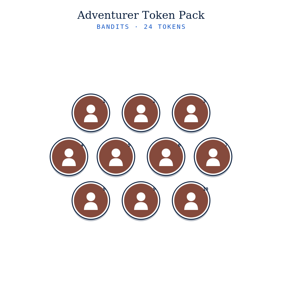 Adventurer Token Pack