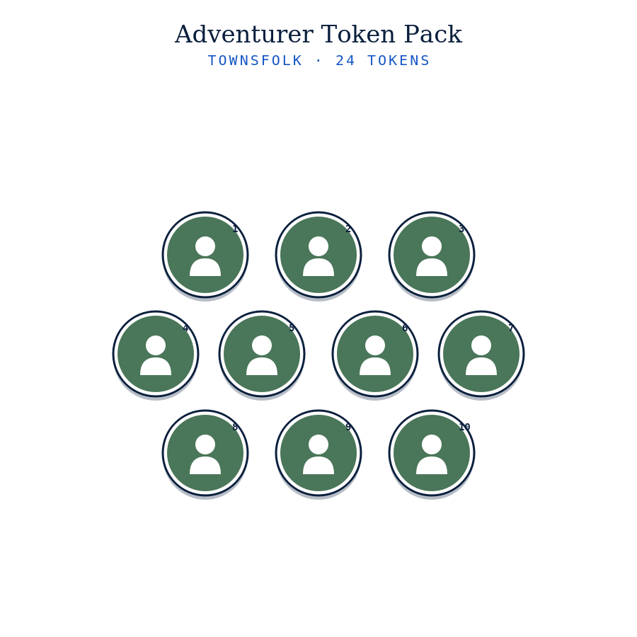 Adventurer Token Pack