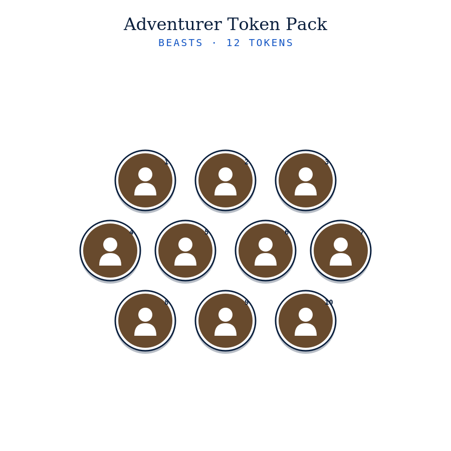 Adventurer Token Pack