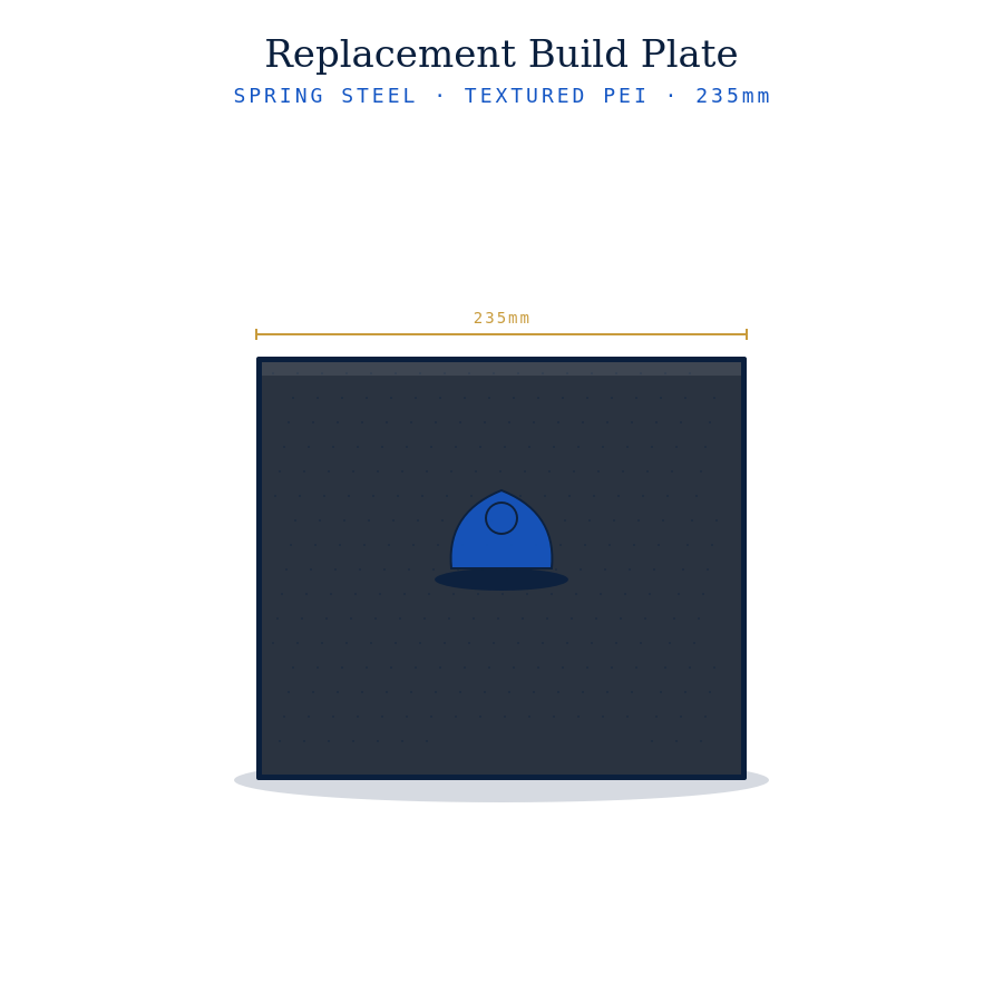 Replacement Build Plate (Textured PEI)